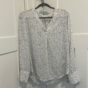 Never worn- long sleeve white blouse